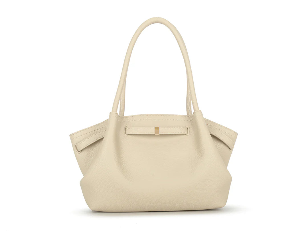Naples Beige Faux Leather Handbag