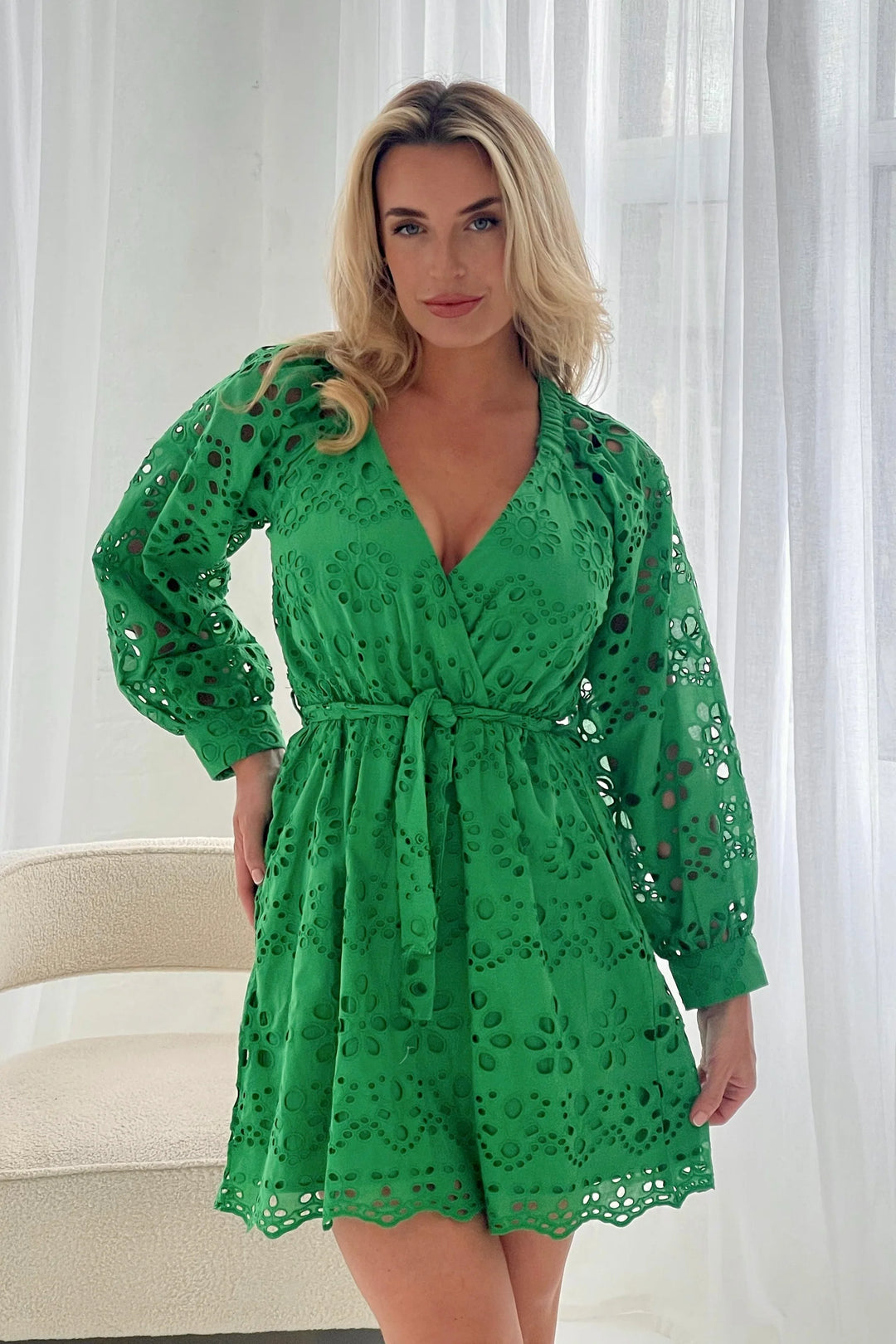 Broderie Wrap Dress Khaki Warehouse Petite Broderie Plunge Neck Volume Sleeve Smock Broderie Wrap Dress Khaki Warehouse Petite Broderie Plunge Neck Volume Sleeve Smock