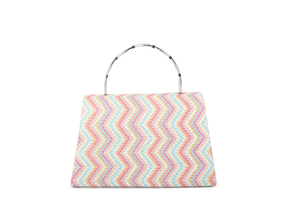 Treviso Multicolour Daisy Woven Handbag