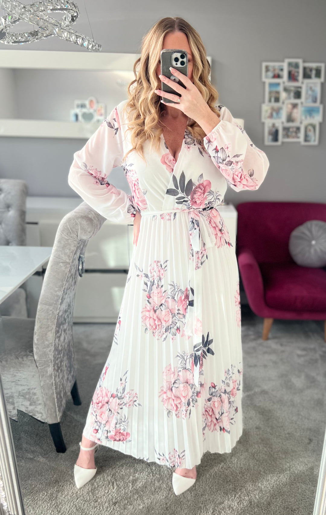 Long sleeve 2025 white dress uk