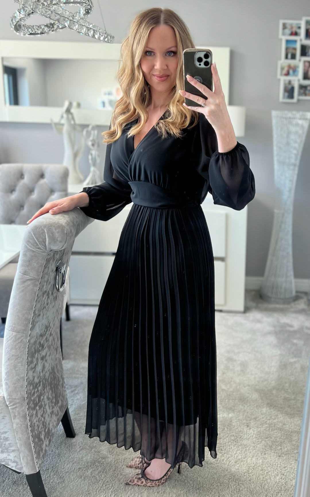 pleated maxi dress uk ROWELLA