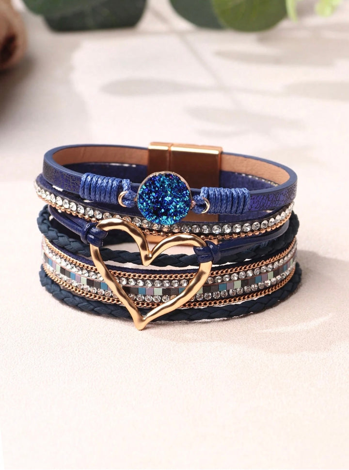 Boho Bracelet In Navy & Blue