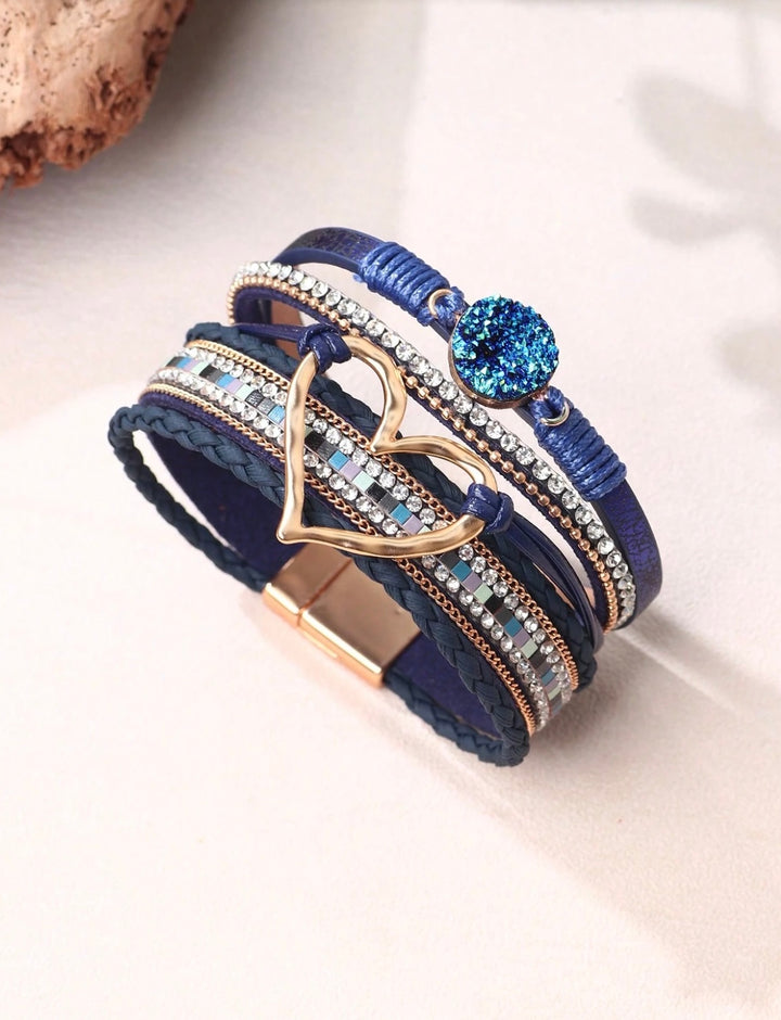 Boho Bracelet In Navy & Blue