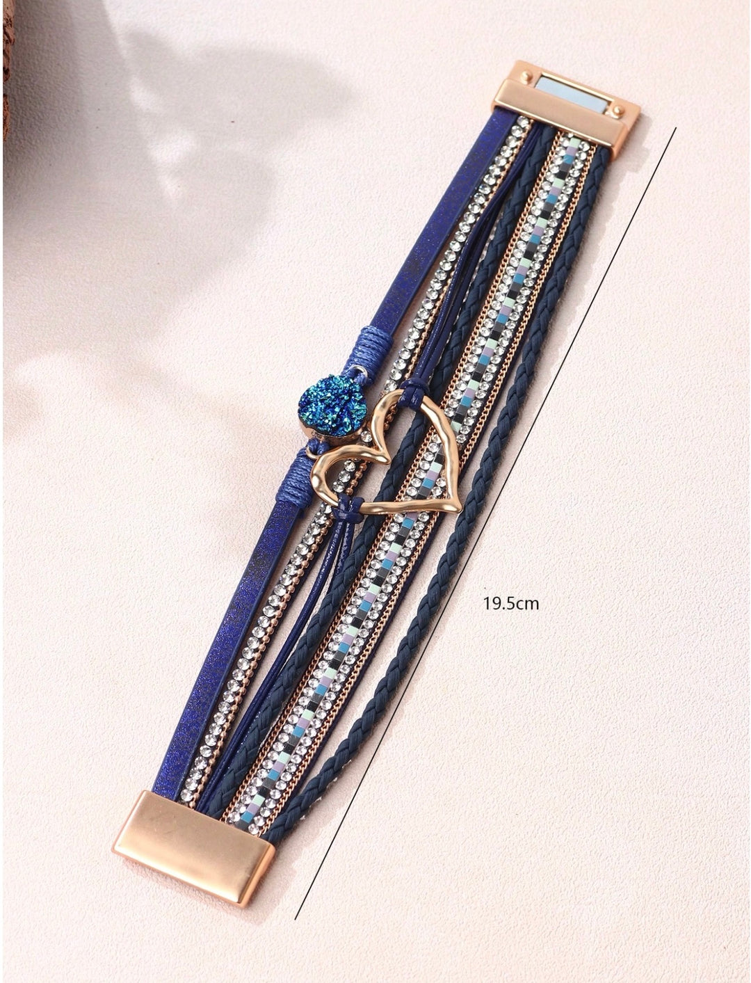 Boho Bracelet In Navy & Blue