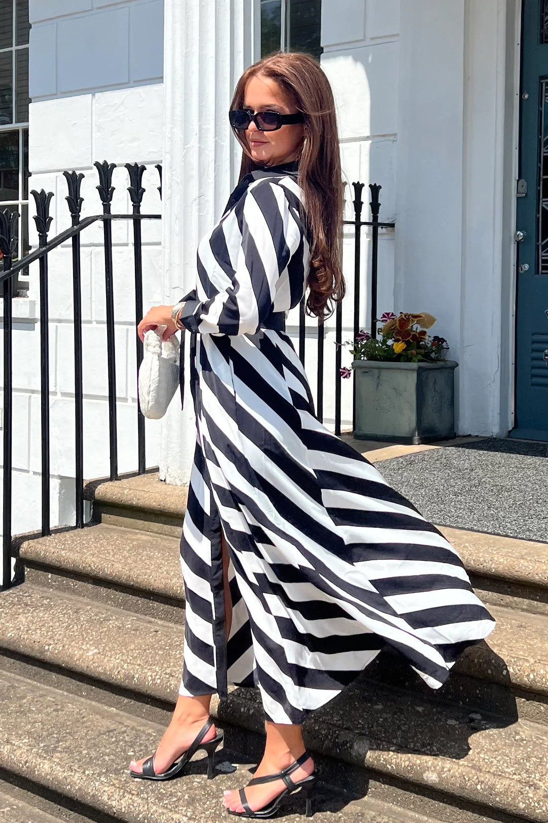 Striped Maxi Dress Striped Dress Uk Brielle Black White Stripe Shirt Maxi Dress LittleMadam Striped Maxi Dress Striped Dress Uk Brielle Black White Stripe Shirt Maxi Dress LittleMadam