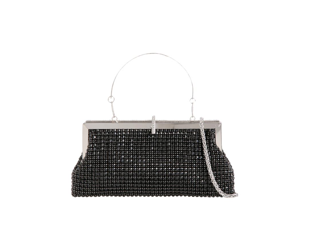 Black clutch bag with handle cheap