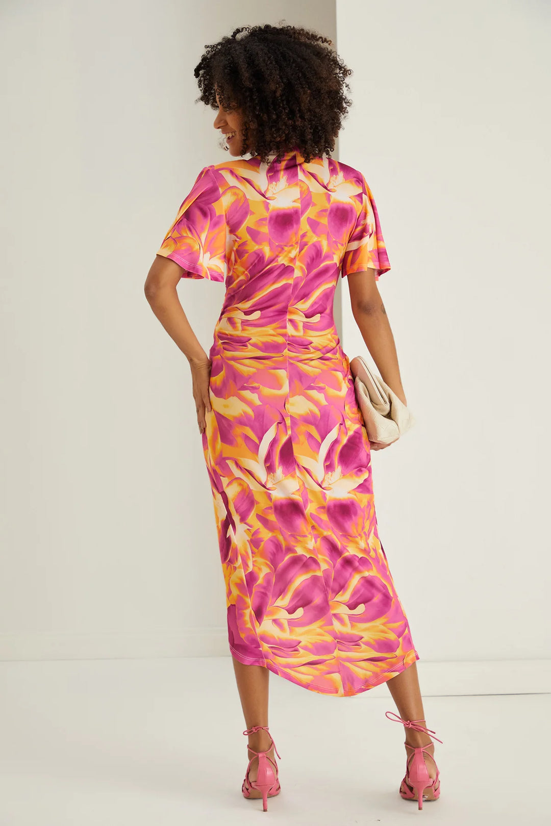 pink and orange swirl dress Grace Pink and Orange Swirl Dress