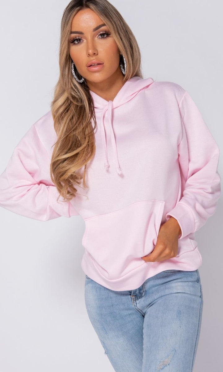 Chill Out Pink Hooded Sweatshirt